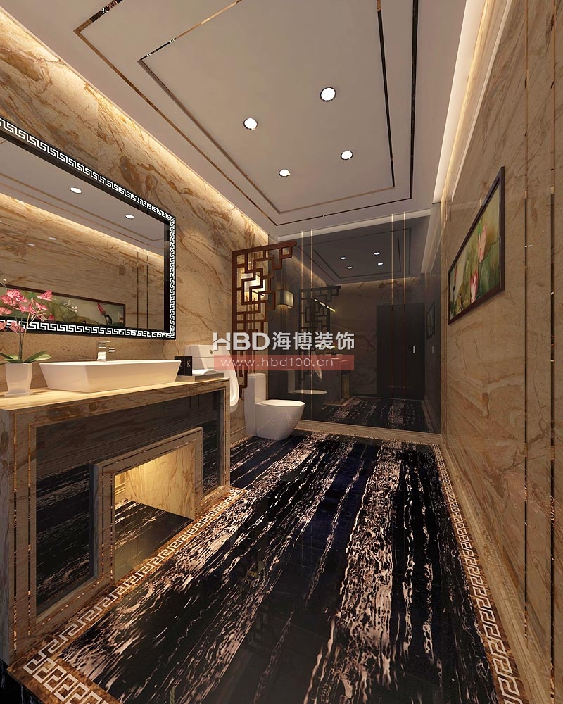 茂名市廣東源豐集團公司會所設計 接待前廳 衛生間 茂名市廣東源豐集團公司會所設計 接待前廳 衛生間