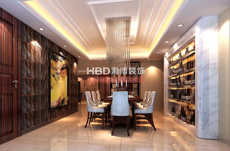 珠江新城天鑾別墅室內裝修,餐廳設計效果圖.jpg 珠江新城天鑾別墅室內裝修,餐廳設計效果圖.jpg