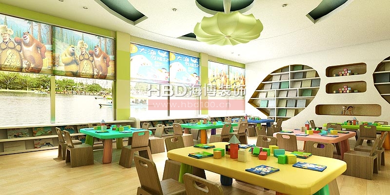 獅王幼兒園裝修設(shè)計(jì)