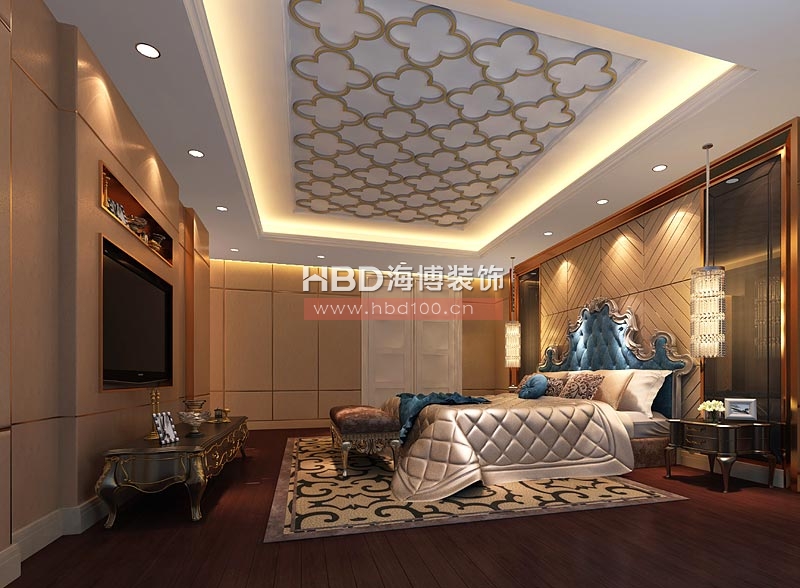 歐式別墅裝修,主臥設計效果圖.jpg 歐式別墅裝修,主臥設計效果圖.jpg