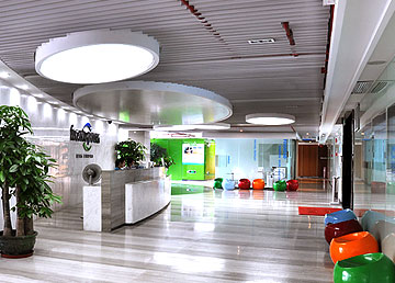 天河軟件園凡拓數碼信息科技辦公室裝修實景