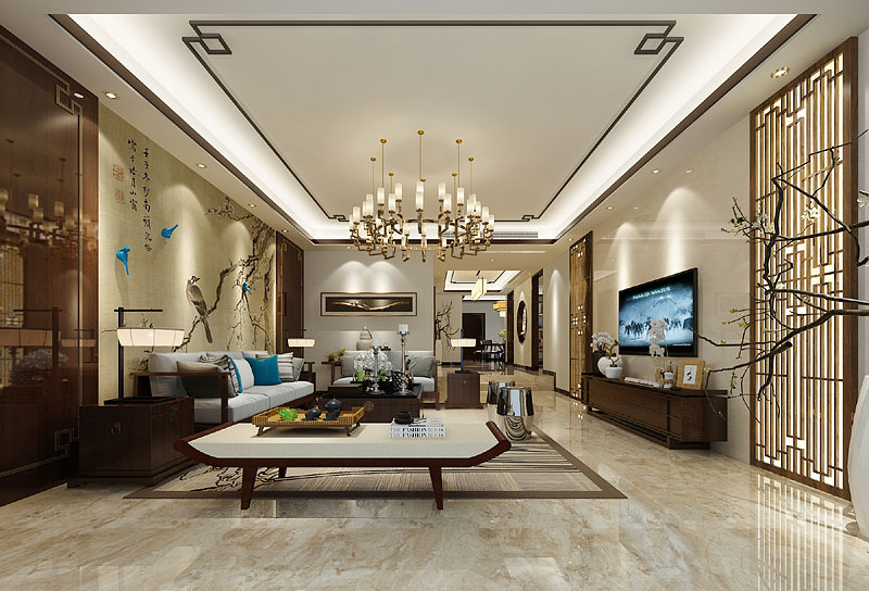 客廳中式住宅裝修設(shè)計 客廳中式住宅裝修設(shè)計