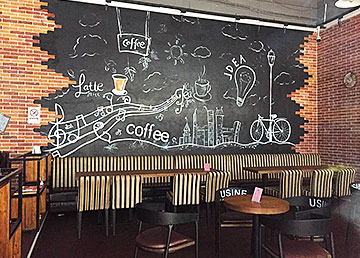 東岳大廈Loft工業(yè)風(fēng)咖啡館設(shè)計裝修實景